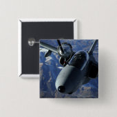 AMXイタリアンはKC-10Aエクステンダーによって給油される 缶バッジ (正面&裏面)