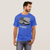 AMX3 American Muscle 60s 70s Oldは金ゴールド Tシャツ (正面フル)