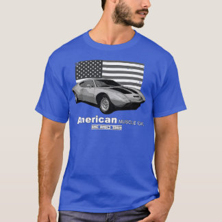 AMX3 American Muscle 60s 70s Oldは金ゴールド Tシャツ