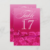 Amyテーブルカード–17 招待状 (正面/裏面)