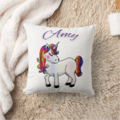 Amyネームパーソナライズされた装飾用クッション クッション (ブランケット)