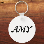 AMY基本ボタンキーチェーン キーホルダー (正面)