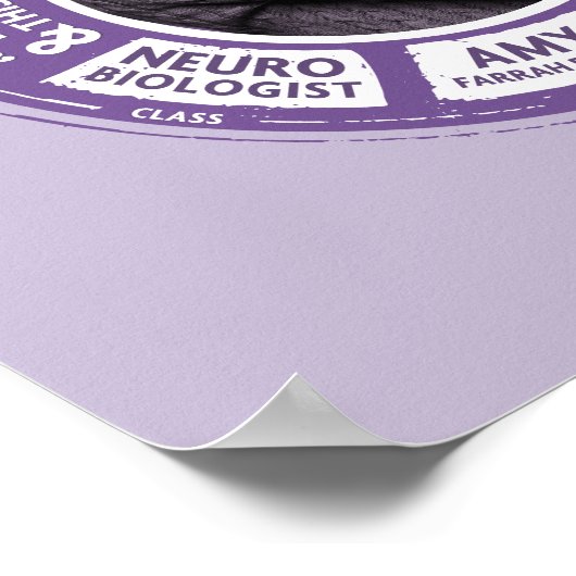 Amy Farrah Fowler情報グラフィック ポスター (角)