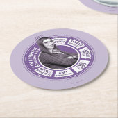 Amy Farrah Fowler情報グラフィック ラウンドペーパーコースター (アングル)