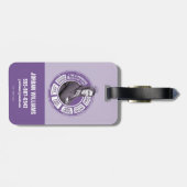 Amy Farrah Fowler情報グラフィック ラゲッジタグ (裏面横)