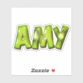 Amy Name Kiwi Design Aufkleber Sticker シール (シート)