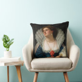 Amy Robsart by William Frederick Yeames クッション (椅子)