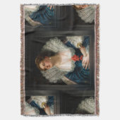 Amy Robsart by William Frederick Yeames スローブランケット (正面縦)
