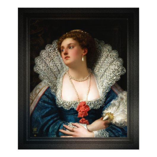 Amy Robsart by William Frederick Yeames フォトプリント (正面)