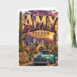Amy Tucson Arizona オーダーメイド サウスウェスタン カード
