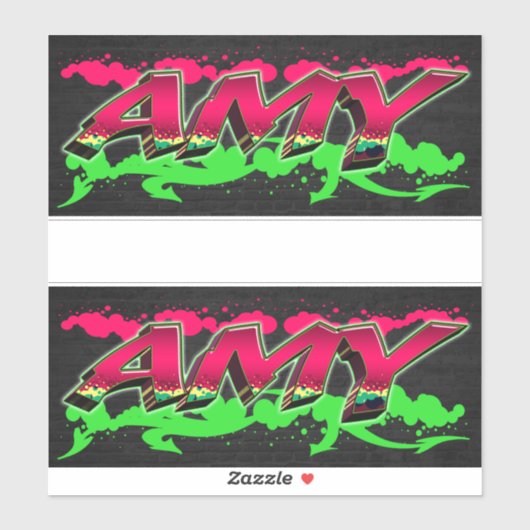 Amy Vorname Name Graffiti Aufkleber Sticker シール (シート)