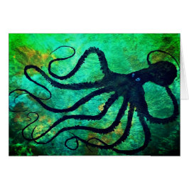 Amy's Octopus - 7" x 5"アートカード