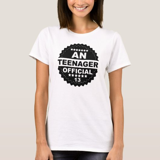 AN公式10代の若者第13誕生日ティー Tシャツ (正面)