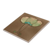 AN006アールヌーボーの再生のアンティークのタイル タイル (側面)