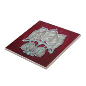 AN011アールヌーボーの再生のアンティークのタイル タイル (側面)