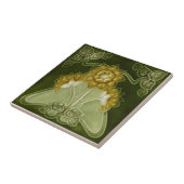 AN013アールヌーボーの再生のアンティークのタイル タイル (側面)