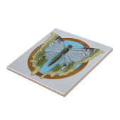 AN016アールヌーボーの再生のアンティークのタイル タイル (側面)