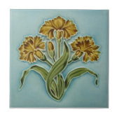 AN031アールヌーボーの再生のアンティークのタイル タイル (正面)