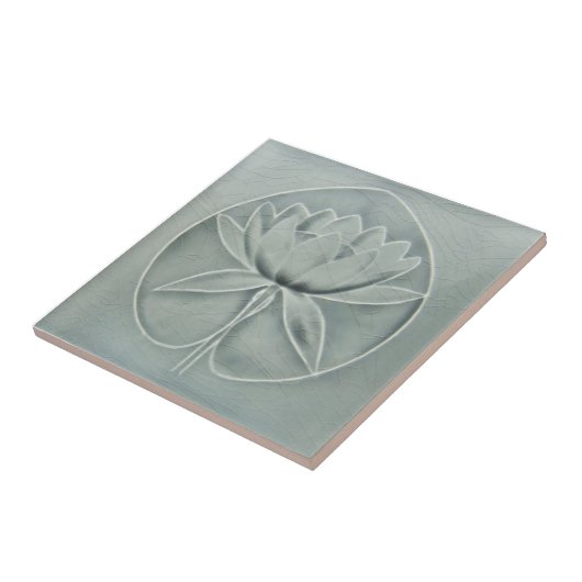 AN042アールヌーボーの再生のアンティークのタイル タイル (側面)