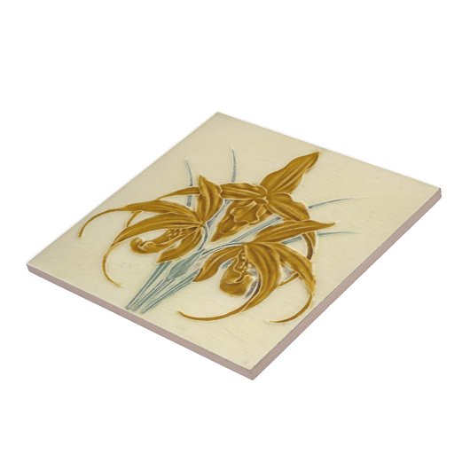 AN046アールヌーボーの再生のアンティークのタイル タイル (側面)