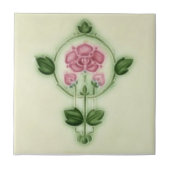 AN047アールヌーボーの再生のアンティークのタイル タイル (正面)