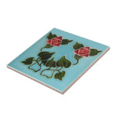 AN052アールヌーボーの再生のアンティークのタイル タイル (側面)