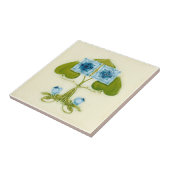 AN060アールヌーボーの再生のアンティークのタイル タイル (側面)