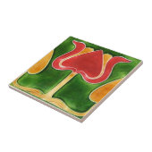 AN062アールヌーボーの再生のアンティークのタイル タイル (側面)