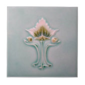 AN079アールヌーボーの再生のアンティークのタイル タイル (正面)