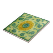 AN095アールヌーボーの再生のアンティークのタイル タイル (側面)