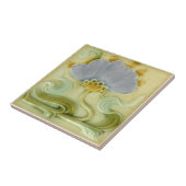 AN106アールヌーボーの再生のアンティークのタイル タイル (側面)