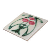 AN122アールヌーボーの再生のアンティークのタイル タイル (側面)