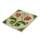 AN135アールヌーボーの再生のアンティークのタイル タイル (側面)