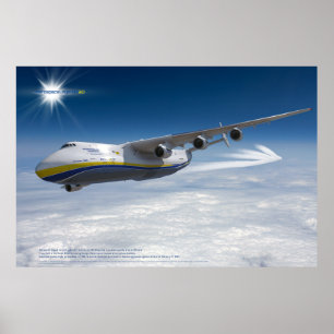 An-225 Mriya: 世界最大の航空機 3Dポスター ポスター