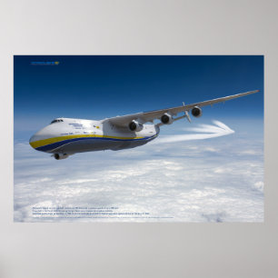 An-225 Mriya: 世界最大の航空機 3D ポスター