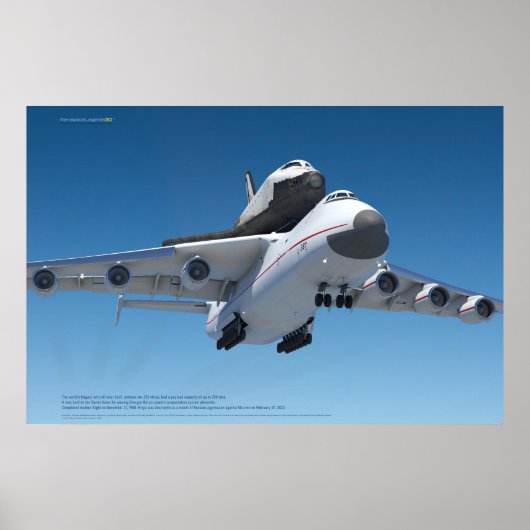 An-225 Mriya & Buran in the Sky ポスター (正面)