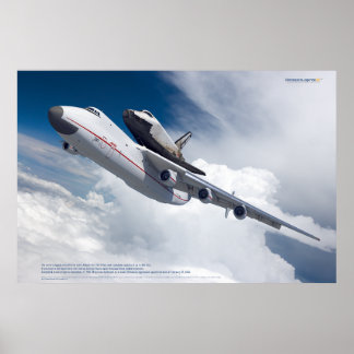 An-225 Mriya & Buran: Space Legends Poster ポスター