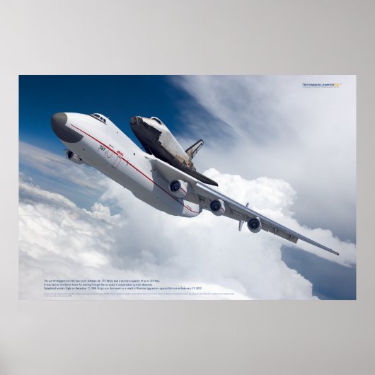 An-225 Mriya & Buran: Space Legends Poster ポスター (正面)