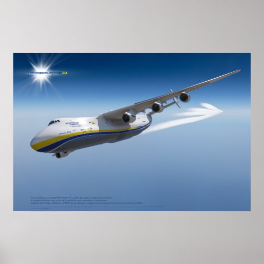 An-225 Mriya: Legend of the Skies 3D Poster ポスター (正面)