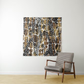An abstract design that transforms an animal skin タペストリー (インサイチュ)