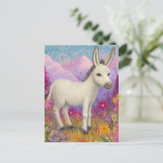 An Adorable Donkey ポストカード (スタンド正面)