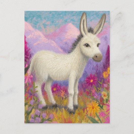 An Adorable Donkey ポストカード (正面)