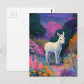 An Adorable Donkey Colorful ポストカード (正面/裏面)