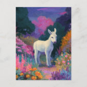 An Adorable Donkey Colorful ポストカード (正面)