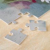 An Adorable Skunk Napping in Flowers ジグソーパズル (側面)