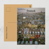 An Aerial View of Copenhagen Denmark ポストカード (正面/裏面)