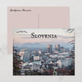 An Aerial View of Ljubljana Slovenia ポストカード (正面/裏面)