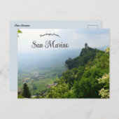 An Aerial View of San Marino ポストカード (正面/裏面)