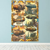 An Almanach of Airships キャンバスプリント (インサイチュ (ウッドフロア))