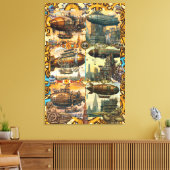 An Almanach of Airships キャンバスプリント (インサイチュ (リビング))